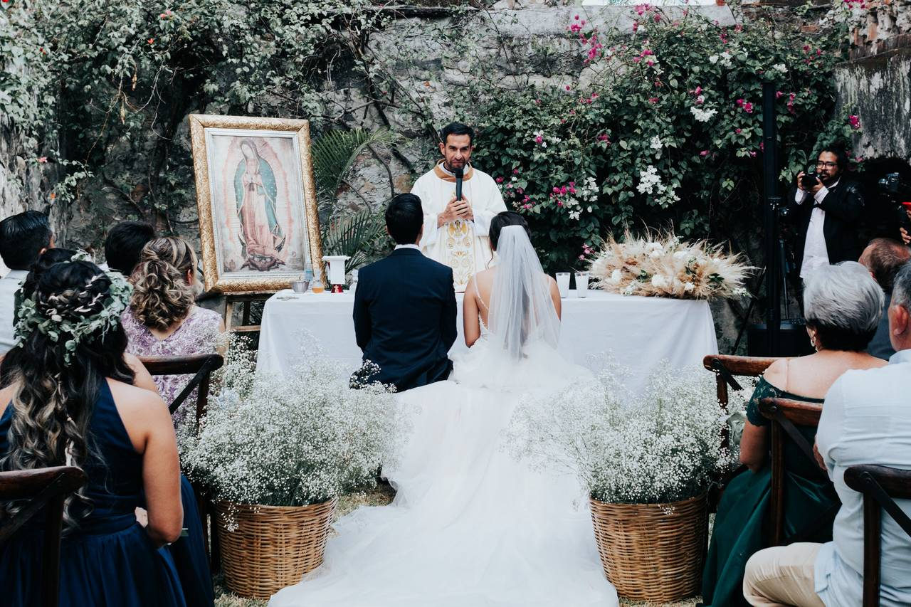 Catholic wedding at the Sanctuary